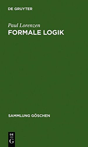 Formale Logik (Sammlung Göschen)