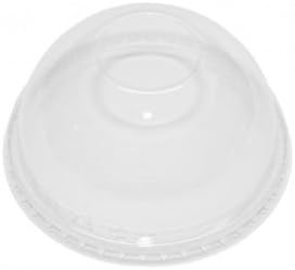 Dome Lid – Pet – Concave Closed & NO HOLE FOR Clear Cups – Ø95 mm – 25 Pieces