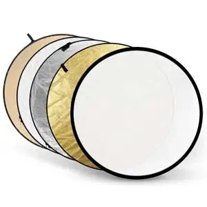 Godox Collapsible 5-in-1 Reflector Translucent Disc - 60 cm (Silver, Soft Gold, White)