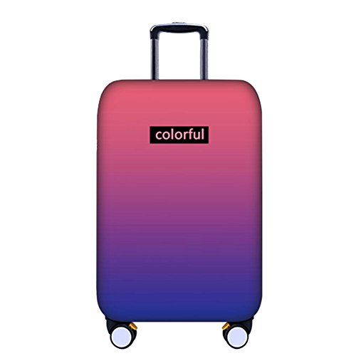 Deylaying Graduel Changer Couleur Valise Couverture Anti-rayures Bagage Baggage Protecteur Élastique pour Garçons Filles 18"-32"