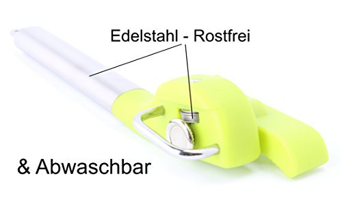 Dosenöffner Sicherheitsöffner Büchsenöffner Küchenhelfer Deckelöffner Konservenöffner Edelstahl Grün / keine Scharfen Kanten / Wiederverschliessbar / Gatrodosen bis 25L. / NOVA Multican Can opener - 4