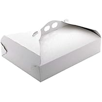 Porta Torte In Cartone 25x25 Cm - Confezione Da 25 Per Dolci E Pasticceria - Foto 4