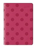 Ladytimer Mini Deluxe Pink 2019 - Taschenplaner / Taschenkalender (8 x 11,5) - Tucson Einband - Motivprägung Punkte - Weekly - 144 Seiten by 