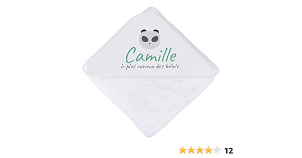 Cape De Bain Personnalisable Petit Panda Cadeau De Naissance Pour Nouveau Nes Nourrissons Garcon Et Fille Amazon Fr Bebe Et Puericulture