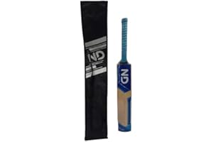 ND SPORTS ND Harrow Cricket Bat GRADE A Kashmir Willow Size 0 1 2 3 4 5 6 UK (Size 2)