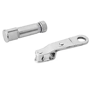 Topbird TBRB-002A Rear Drum Brake Cam with Lever Set for Bullet Classic Electra and Standard 350cc and 500cc Motorcycles (Chrome)