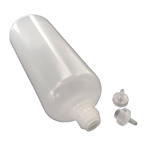 50 Pack x 100ml LDPE Plastikware Leere Squeezable Dropper Flaschen mit Spitzen Abdeckung Bottles ( Flaschen + Mischfarbe Abdeckung + Spitzen ) - 3
