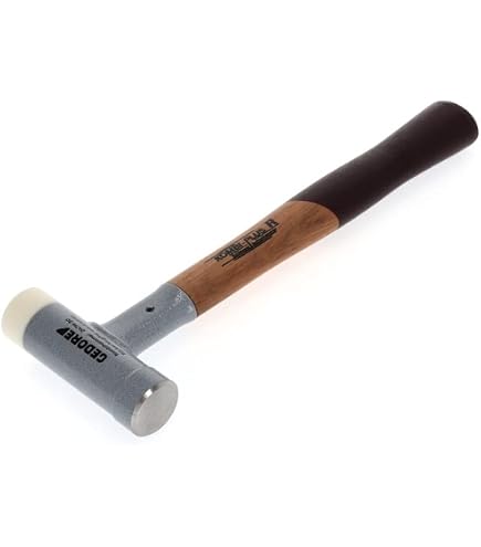 Marteau Plastique PB Swiss Tools PB 304 - Manche Hickory, Anti-rebond, Fabriqué En Suisse - Taille 1