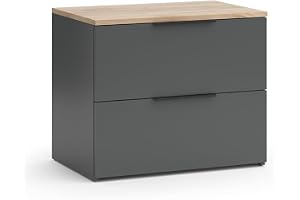 ViccoSideboard"Wido",antracit,60x50 cm med 2 lådor