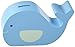 Pearhead Wooden Whale Bank (Blue)