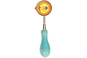 Stamperia - Spoon for Wax for Easy Melting and Pouring, Perfect for Scrapbooks, Albums, Cards, Bullet Journals, Crafts, and Gifting (Turquoise) (15 x 7cm)