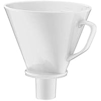Alfi 0096010000 - Filtro de porcelana para café, color blanco
