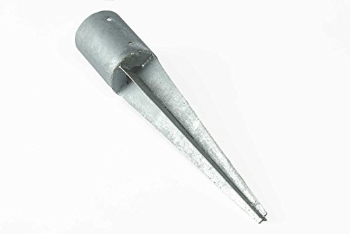 Einschlagbodenhülse Pfostenträger rund Ø 81 mm verzinkt von Gartenpirat® - 2