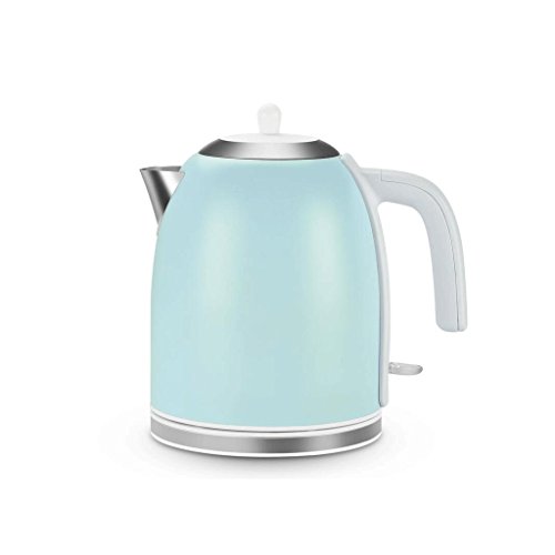 Preisvergleich Produktbild Rollsnownow Haushalt Wasserkocher Doppel-Isolierung Schlafzimmer Büro Küche Reise Student Schlafsaal Kleine Kapazität Automatische Abschaltung 1L Nach der Fertigstellung der automatischen Heizung ( Farbe : Blau )