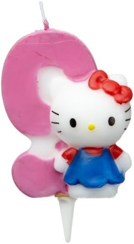 Dekoback 02-08-00176 'Hello Kitty' Cake Candle Number 9