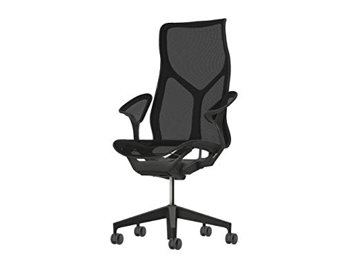 Herman Miller Cosm Chair con Brazos de Piel