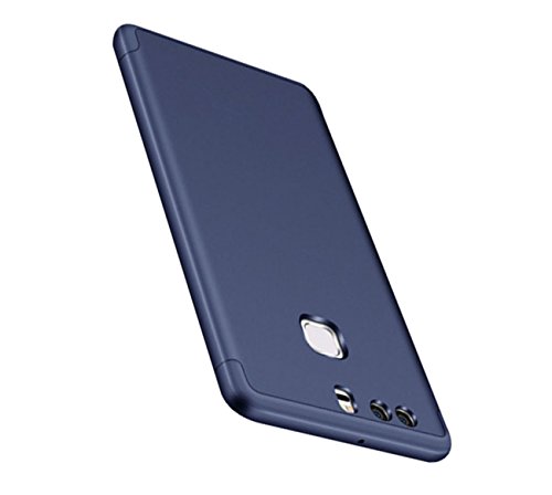 Qissy Carcasa Huawei P9 Incluido Anti-Scratch Anti-Huella Dactilar a Prueba de Choque Suave Protective Case Cover Skin para Huawei P9 5 2   Huawei P9  Azul 