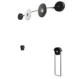 Zeitloses, edles Design für anspruchsvolle Anwender, Farbe schwarz/Alu metallic für alle Raumsituationen