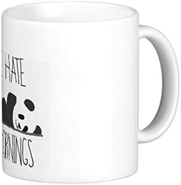 I Hate Morning Panda Coffee Mug 11 Oz