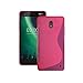 Produktbild Silikon S-LINIE GEL TPU in Rosa Hülle Kompatibel mit Nokia 2
