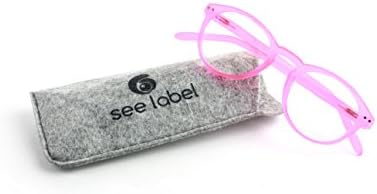 Glasses with blue filter for LED Displays (with/without graduation) - Pink (+2.50)