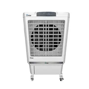 Brize Glacier R1 Air Cooler for Home Office Bedroom With Remote Control Honeycomb Pads Powerful Cooling Auto Swing Grill Indoor Cooler In White Color