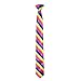 UNISEX MONO CHROME TIES NEON PARTY SCHOOL TIE FANCY DRESS DANCEWEAR CLOTH[Rainbow]