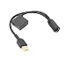 Produktbild Wokee Lenovo ThinkPad Ethernet Verlängerungskabel 2.5MM DC Jack Zum Neuen Quadratischen Stecker - 12cm Kabel für Lenovo ThinkPad