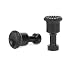 Produktbild Tineer Fernbedienung Teile, 1 para CNC Aluminium Transmitter Joystick Daumen Stick Rutschfeste Rocker für DJI Mavic Air Drone (Schwarz)