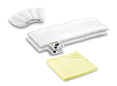 Kärcher Set de nettoyage microfibre pour cuisine accessoire pour nettoyeurs vapeur Easy Fix