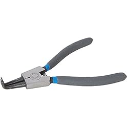 Silverline PL75 Pince à bec courbé pour circlips extérieurs 180 mm