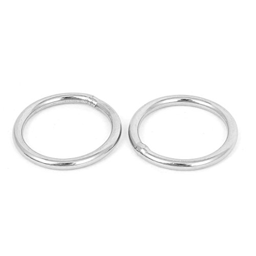 Verschweisste Ring – TOOGOO(R) 30mm x 3mm Edelstahl Gurtband baerenstark geschweisster O-Ringe 5 Stueck - 2