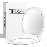 🚽 SOFT-CLOSE UND QUICK RELEASE FUNKTION: hydraulische Absenkautomatik - antibakterielles Material - One-Button Click für Easy-Clean Funktion. Durch die eingebauten Dämpfer und Stopper in allen unseren Klobrillen ist die ovale WC-Brille automatisch absenkbar. Die Bewegung des Deckels wird aufgefangen, so dass dieser sanft und leise herunterklappt. Für eine schnelle und hygienische Reinigung ist der WC-Sitz mit der integrierten Quick Take-Off Funktion ausgestattet