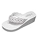 Produktbild b-commerce 2019 Mode Sommerfrauen Hausschuhe Mode Strass Wedges Damen Casual Strandschuhe Flip Flops