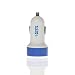 Produktbild Naruba Media Auto-KFZ-USB-Dual-Ladegerät | Car Charger | 37,2W / 3,1A für Apple iPhone 7/6 etc. und Android-Geräte wie Samsung Galaxy S6 uvm. – High Qualität und Quick Charge | für Zigarettenanzünder (Blau)