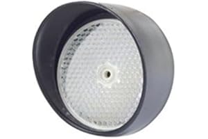 DOMO-MATIC Kit espejo circular con protector para fotocelulas de espejo reflexion uso puertas automaticas de garaje parking cocheras alta calidad