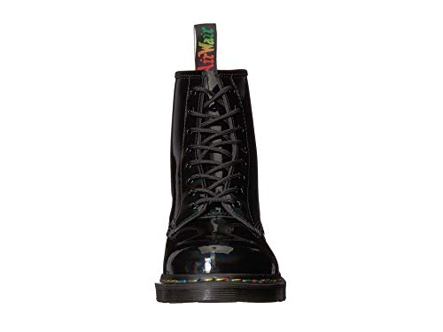 1460 rainbow patent boot