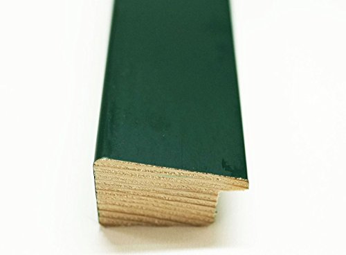 Spiegel Wandspiegel Badspiegel Flurspiegel Garderobenspiegel – Über 200 Größen – SENTO V Moos – Grün lackiert 3,3 – Außenmaß des Spiegels 40 x 70 – Wunschmaße auf Anfrage – Modern, Vintage - 5