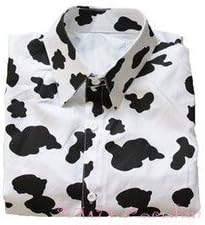 Cosplay Costume Katekyo Hitman REBORN Lambo-style cow pattern long sleeve shirt men size M (japan import)