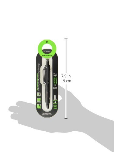 Tombow BC-AP12 Kugelschreiber Air Press Pen mit innovativer Druckluftechnik, vollschwarz - 8