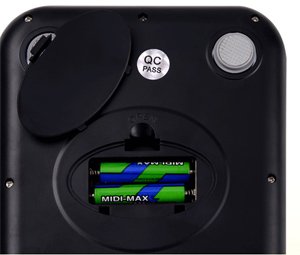 G&G 5kg/1g KI Küchenwaage AAA Batterien Briefwaage Feinwaage – Nur 17mm hoch(Schwarz) - 4