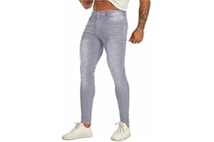 CadaSor Skinny Jeans Uomo Slim Fit Super Elasticizzati Solid Denim Pantaloni