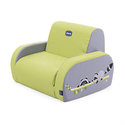 Chicco - Fauteuil Enfant Twist - 3 configurations - Divan, Fauteuil, Chaise Longue - Honey Bear