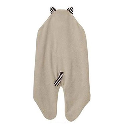 Foxnovo Cute Cartoon geformt Multifunktions weichem Fleece Neugeborenen Baby Wickeltisch Decke Wrap Buggy Babyschlafsack - 2