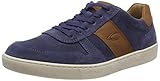 Echtes Leder camel active Herren Tonic 12 Sneaker, Blau (Fjord/Nature 3), 42 EU