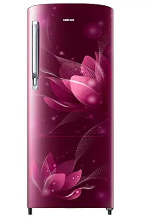 Samsung 192 L 2 Star Direct Cool Single Door Refrigerator (RR20A271BR8/NL, SAFFRON RED)