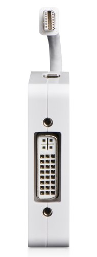 Donzo mini DisplayPort 19-polig auf HDMI Buchse + DVI + DisplayPort für Apple MacBook/MacBook Air/MacBook Pro/iMac/Mac mini/Mac Pro weiß - 3