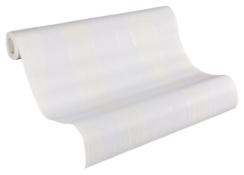 Livingwalls Tapete Daniel Hechter 2, Streifentapete, natürlich, weiß, 912923