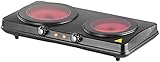 ceran kochplatte mobil test Kochfeld mit Ø 16,4 cm und bis zu 800 Watt • Drehregler für stufenlose Temperatur-Steuerung • Leistungsaufnahme insgesamt: bis 2.000 Watt