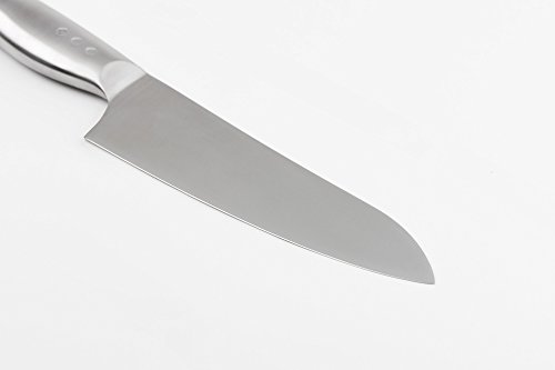 Heiso Santokumesser, Klingenlänge 17cm, Super scharf, Japanisches Küchenmesser, 10 Jahre Garantie - 2